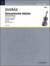 Romantic Pieces Violin and Piano cover